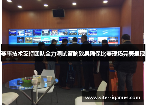 赛事技术支持团队全力调试音响效果确保比赛现场完美呈现 赛事技术支持团队全力调试音响效果确保比赛现场完美呈现