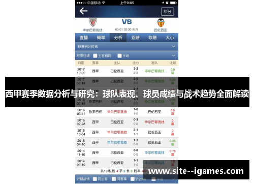 西甲赛季数据分析与研究:球队表现、球员成绩与战术趋势全面解读 西甲赛季数据分析与研究:球队表现、球员成绩与战术趋势全面解读